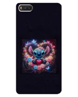 Чехол для Xiaomi Mi8 с картинкой «Stitch в цветах»