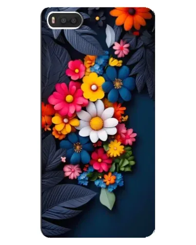 Чехол для Xiaomi Mi8 с картинкой «Цветочная феерия»