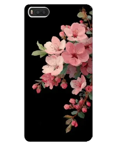 Чехол для Xiaomi Mi8 с картинкой «Розовая ветка сакуры»