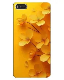 Чехол для Xiaomi Mi8 с картинкой «Золотые лепестки»