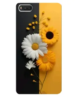 Чехол для Xiaomi Mi8 с картинкой «Подсолнух и ромашка»