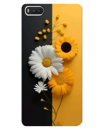 Чехол для Xiaomi Mi8 с картинкой «Подсолнух и ромашка»