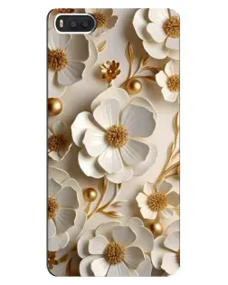 Чехол для Xiaomi Mi8 с картинкой «Белие бумажние  цвети»