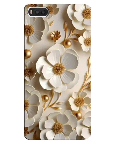 Чехол для Xiaomi Mi8 с картинкой «Белие бумажние  цвети»