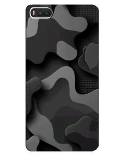 Чохол для Xiaomi Mi8 з картинкою «Темний абстрактний камуфляж» Чохол для Xiaomi Mi8 з картинкою «Темний абстрактний камуфляж»