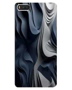 Чохол для Xiaomi Mi8 з картинкою «Об'ємні сині складки» Чохол для Xiaomi Mi8 з картинкою «Об'ємні сині складки»