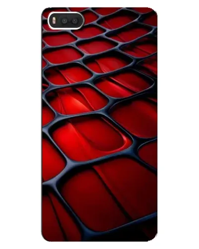 Чохол для Xiaomi Mi8 з картинкою «Червона глянцева сітка»