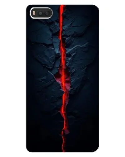 Чохол для Xiaomi Mi8 з картинкою «Червона лавова тріщина»