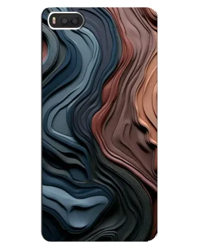 Чохол для Xiaomi Mi8 з картинкою «Кольорові хвилі каньйону»
