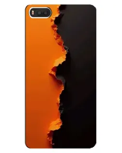 Чохол для Xiaomi Mi8 з картинкою «Помаранчевий розлом»