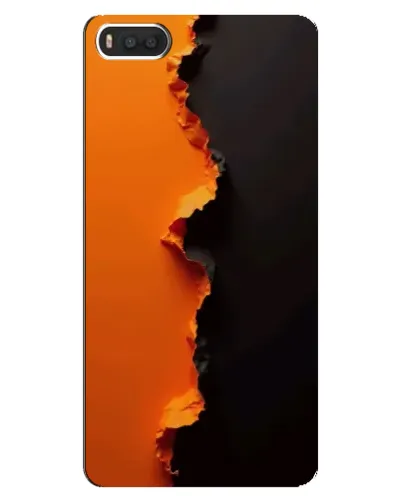 Чохол для Xiaomi Mi8 з картинкою «Помаранчевий розлом»