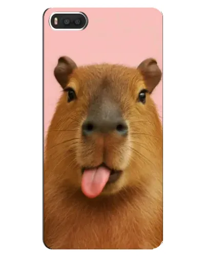 Чехол для Xiaomi Mi8 с картинкой «Капибара с языком» Чехол для Xiaomi Mi8 с картинкой «Капибара с языком»