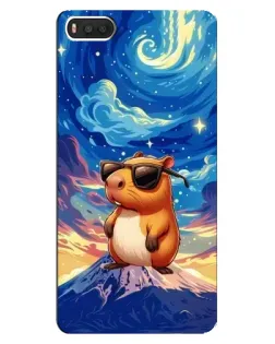 Чехол для Xiaomi Mi8 с картинкой «Капибара Ван Гога»
