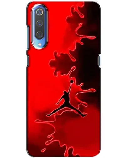 Чехол для Xiaomi Mi 9 с картинкой «Jordan Red Smoke»