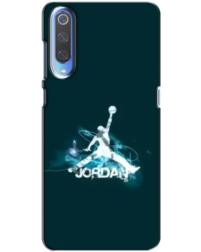 Чехол для Xiaomi Mi 9 с картинкой «Jordan Blue Fire»