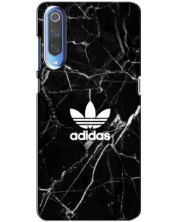 Чехол для Xiaomi Mi 9 с картинкой «Белый мрамор Adidas»