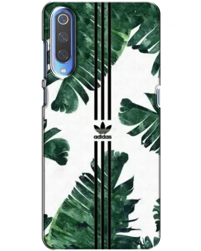 Чехол для Xiaomi Mi 9 с картинкой «Пальмовые листья адидас»