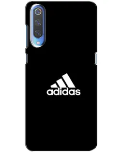 Чехол для Xiaomi Mi 9 с картинкой «Черная классика Adidas»