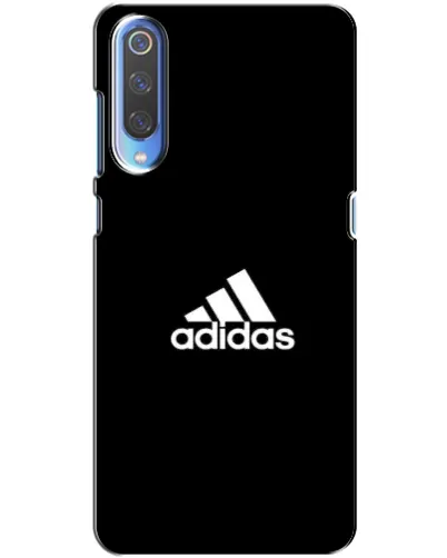 Чехол для Xiaomi Mi 9 с картинкой «Черная классика Adidas»