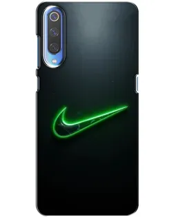 Чехол для Xiaomi Mi 9 с картинкой «Неоновый контур Nike» Чехол для Xiaomi Mi 9 с картинкой «Неоновый контур Nike»