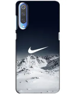Чехол для Xiaomi Mi 9 с картинкой «Nike — зимние горы»