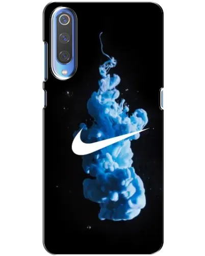 Чехол для Xiaomi Mi 9 с картинкой «Nike и синий дым»