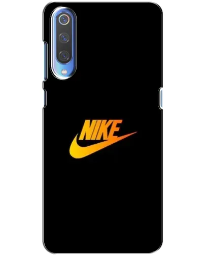 Чехол для Xiaomi Mi 9 с картинкой «Золотой логотип Nike»