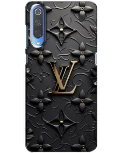 Чехол для Xiaomi Mi 9 с картинкой «Кожаная текстура LV»