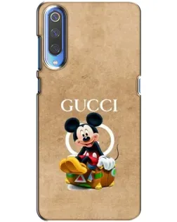 Чехол для Xiaomi Mi 9 с картинкой «Микки Маус Gucci — крафт»