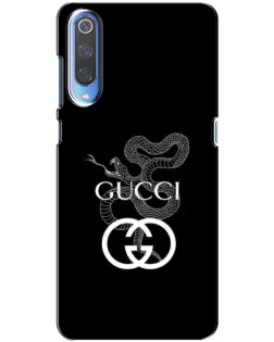 Чехол для Xiaomi Mi 9 с картинкой «Gucci — серебряная змея»