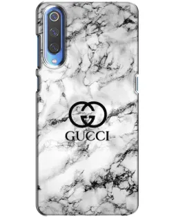 Чехол для Xiaomi Mi 9 с картинкой «Gucci — мраморный шик»