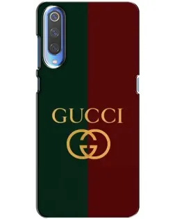 Чехол для Xiaomi Mi 9 с картинкой «Gucci — темно-зеленый градиент»