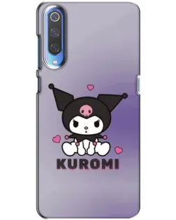 Чехол для Xiaomi Mi 9 с картинкой «Kuromi — фиолетовый арт»
