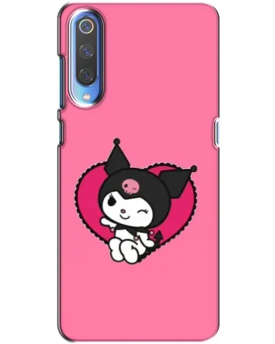 Чехол для Xiaomi Mi 9 с картинкой «Kuromi — любовь в сердце»