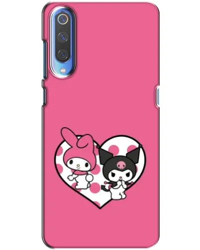 Чехол для Xiaomi Mi 9 с картинкой «Kuromi и My Melody»