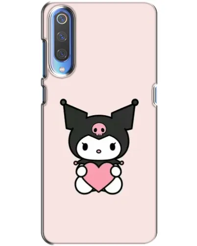 Чехол для Xiaomi Mi 9 с картинкой «Kuromi и сердце»