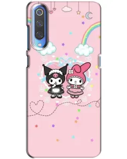Чехол для Xiaomi Mi 9 с картинкой «My Melody и Kuromi»