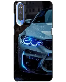 Чохол для Xiaomi Mi 9 з картинкою «Погляд BMW з синіми фарами» Чохол для Xiaomi Mi 9 з картинкою «Погляд BMW з синіми фарами»