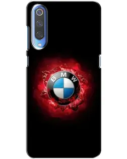 Чехол для Xiaomi Mi 9 с картинкой «Логотип BMW — вспышка»