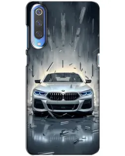 Чехол для Xiaomi Mi 9 с картинкой «BMW в свете фар»