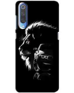 Чехол для Xiaomi Mi 9 с картинкой «BMW и лев»