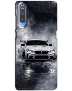 Чехол для Xiaomi Mi 9 с картинкой «BMW сквозь туман»