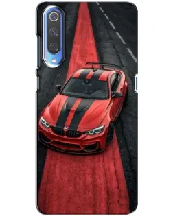 Чехол для Xiaomi Mi 9 с картинкой «BMW на красной дорожке»