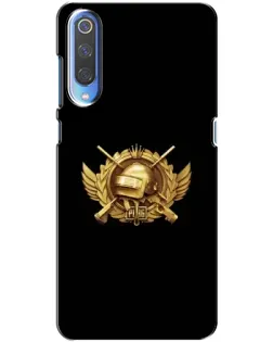 Чохол для Xiaomi Mi 9 з картинкою «PUBG — помаранчевий градієнт»