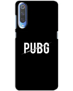 Чехол для Xiaomi Mi 9 с картинкой «PUBG — белый логотип»