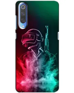 Чехол для Xiaomi Mi 9 с картинкой «PUBG — огненный воин»
