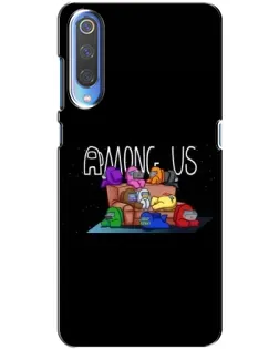 Чехол для Xiaomi Mi 9 с картинкой «Логотип Among Us» Чехол для Xiaomi Mi 9 с картинкой «Логотип Among Us»