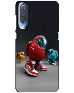 Чехол для Xiaomi Mi 9 с картинкой «Among Us — 3D стиль»