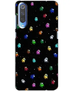 Чехол для Xiaomi Mi 9 с картинкой «Экипаж Among Us»