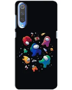 Чехол для Xiaomi Mi 9 с картинкой «Among Us космос»